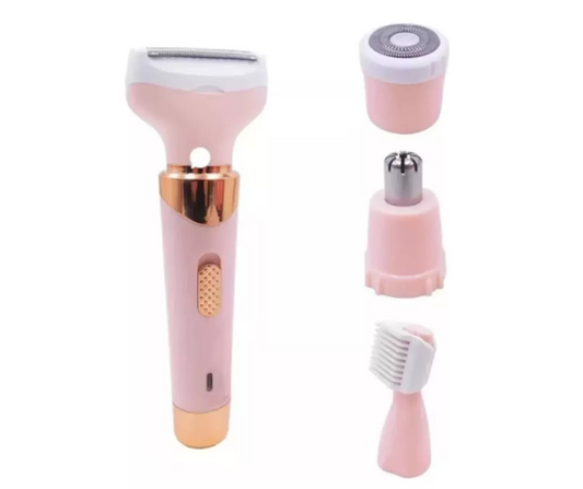 Afeitadora Eléctrica Femenina 4 En 1 Recargable S