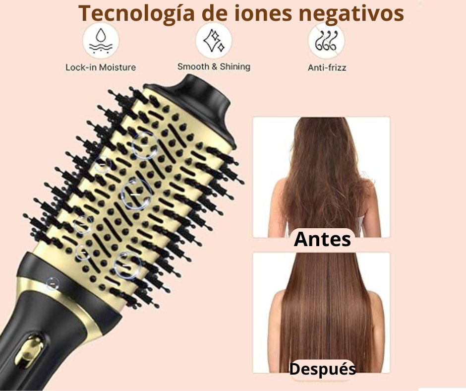 Cepillo Secador Voluminizador Keratina